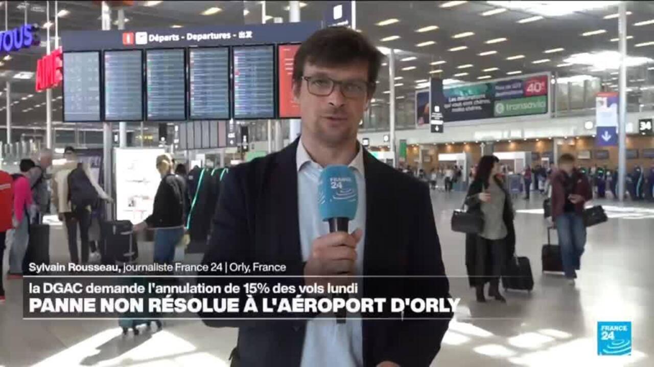 Panne à l’aéroport de Paris-Orly : la DGAC demande l’annulation de 15% des vols lundi
