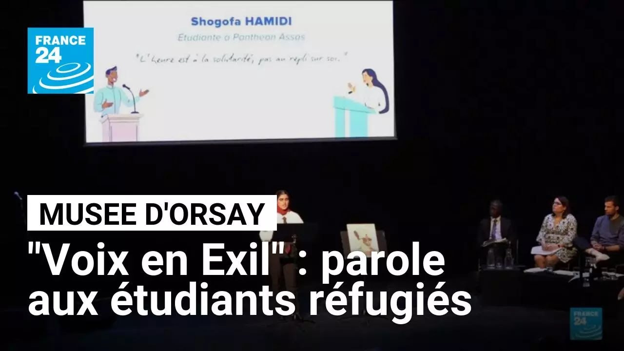 “Voix en Exil” au Musée d’Orsay : la parole aux étudiants réfugiés “Voix en Exil” au Musée d’Orsay : la parole aux étudiants réfugiés